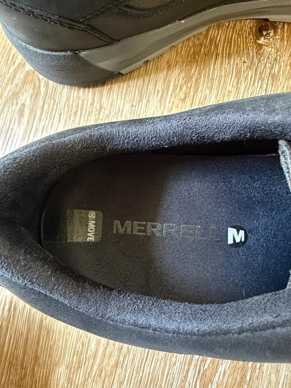 Merrell J91415 Comfort Walking Sneakers‎ Gray Mesh Leather Men’s 10
